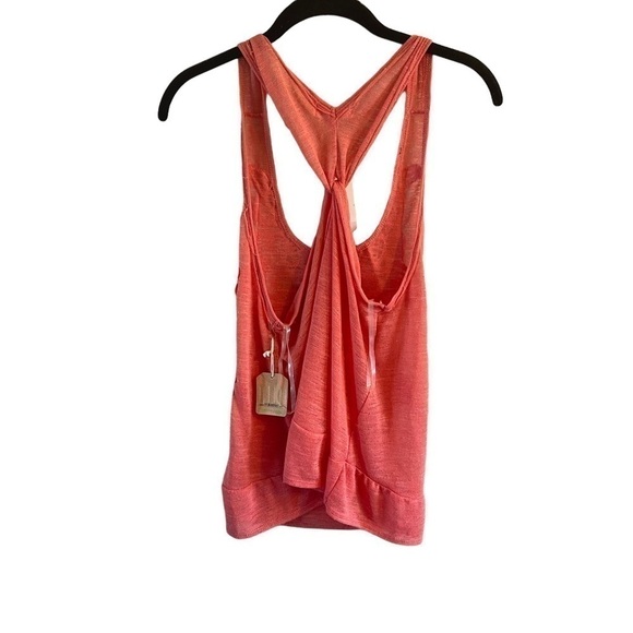 Taylor & Sage lace from tank with lace front detailing NWT size small peach - Picture 2 of 9